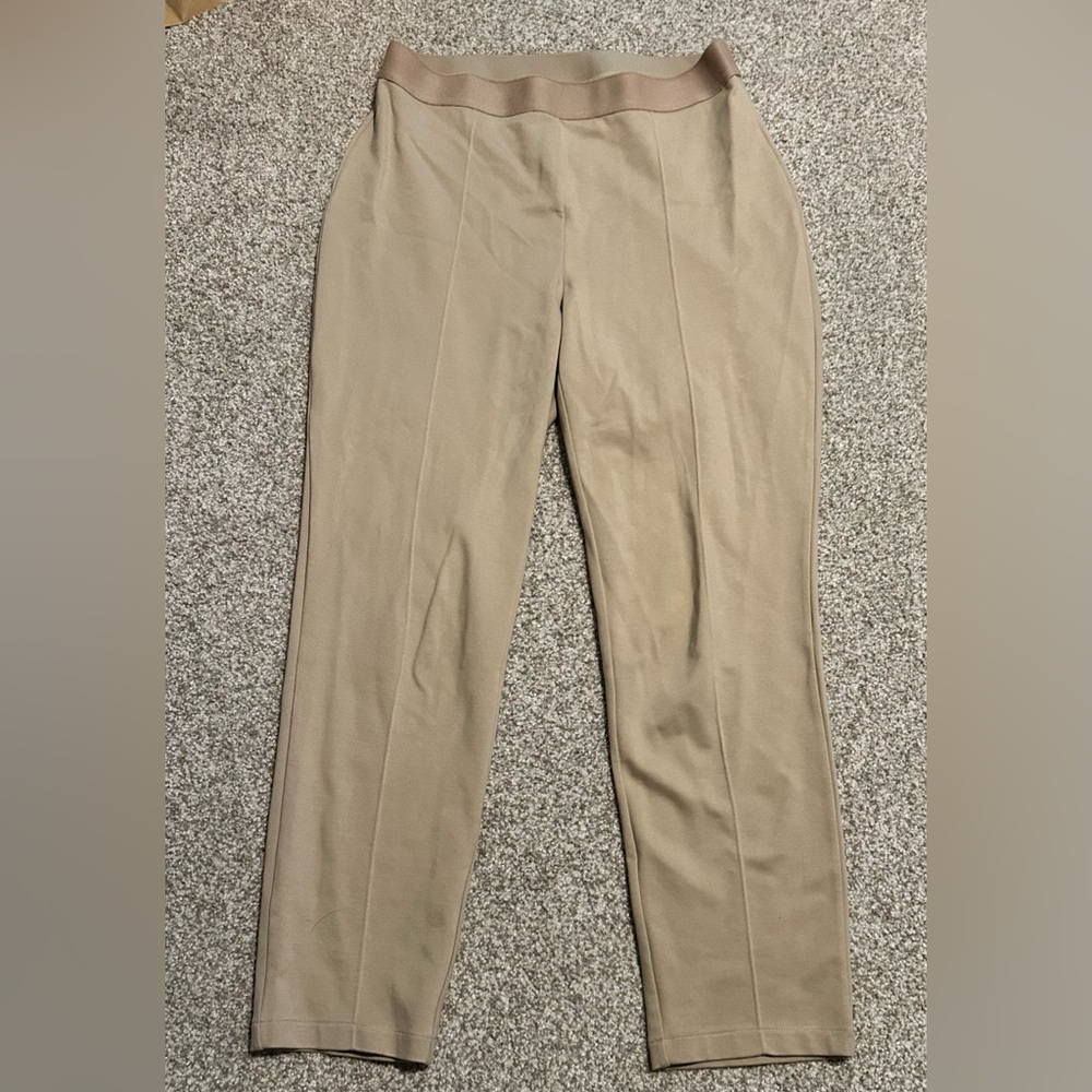 Uniqlo Cropped Tan Pants